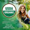 Zazzee USDA Organic Aged Garlic 20:1 Extract, Aged 24 Months, Odorless