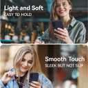 AOTESIER Magnetic for iPhone 16 Case, [Compatible with MagSafe][Camera Protection], Food Grade Silicone Phone Case with [2 Screen Protectors], Anti-Scratch Protective Lining, 6.1inch, Midnight Blue