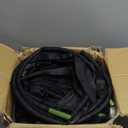 Giant Flowers for Easter Decoration with Stand 5.58FT Blue Large Fake Flowers Big Faux Silk Floral for Outdoor Party Baby Shower Birthday Photography Props Mall Display, Black