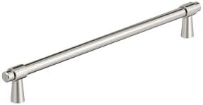 Amerock BP36861PN | Destine 8-13/16 inch (224mm) Center-to-Center Polished Nickel Cabinet Pull | Kitchen Cabinet Hardware | Furniture Hardware | Drawer Handle