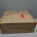 Yoobure End Table with Charging Station, LED Narrow Side Table Bedside Table, Small Night Stand End Tables Living Room, Skinny Nightstand with 3 Fabric Drawers, Side Tables Bedroom for Small Spaces (White)