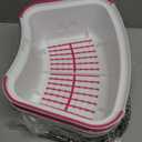 Step Stool for Kids (2 Pack), Toddlers Stool for Potty Training, Bathroom, Kitchen, Bedroom, Toy Room and Living Room. Toilet Stools with Soft Anti-Slip Grips for Safety, Stackable (Pink)