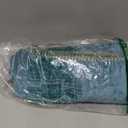 decorUhome Spring Chenille Soft Cozy Throw Pillow Covers 22x22 Set of 2, Modern Farmhouse Boho Velvet Decorative Euro Sham Pillow Cases with Stitched Edge for Couch Sofa Bed Home Decor, Teal