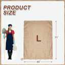 Large Burlap Sack 71x43 Inch Burlap Bags Plant Covers with Drawstring, Reusable Burlap Wrap for Outdoor Plants Garden Trees Shrubs Bushes Cover