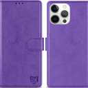 ZZXX for iPhone 15 Plus Wallet Case with [RFID Blocking] Card Slot Kickstand Magnetic Closure Leather Flip Fold Protective Phone Case for iPhone 15 Plus Case Wallet(Purple-6.7 inch)