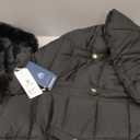 MOERDENG Women's Waterproof Long Winter Coat Thickened Down Alternative Jacket Warm Puffer Jacket Parka (3X-Large, Black)