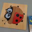 Bekayshad Wooden Puzzles Toddler Toys Gifts for 1 2 3 Year Old Boys Girls, Animal Jigsaw Puzzles Montessori Toys, Learning Educational Christmas Birthday Gifts for Girls Boys Ages 1-3 (6pcs)