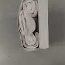 VOLHA&CO Bassinet Fitted Sheets 100% Cotton Jersey 3-Pack White