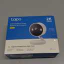 Tapo 2K QHD Security Camera Indoor/Outdoor, 2024 PCMag Editor's Choice, Color Night Vision, Free Person/Pet/Vehicle Detection, Baby Monitor, Local/Cloud Storage, IP66, Dual-Spotlight, Plug-in(C120) (White)