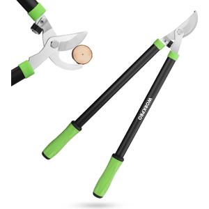 WORKPRO Bypass Lopper, 28" Branch Cutter with 65MN Spring Steel Blade, Heavy Duty Tree Trimmer with 1-3/16inch Cutting Capacity, Perfect for Cutting Shrubs and Branches