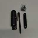 Safety Spring Door Closers, Adjustable Closing Hinge, Automatic Stopper Fire Rated, Convert Hinged Doors to Self Closing - Black