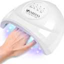 VANREESA U V Nail Lamp, 30 Beads LED U V Light for Gel Nails, U V Lamp for Gel Nail Polish with 3 Timers & Automatic Sensor, White Nail Dryer, Gifts for Women Girls