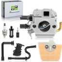 1125-120-0615 Carburetor Kit for Stihl 034 036 MS340 MS360 Chainsaw for Tillotson 40-HE-20A for Zama C3A-S31A Carb with Tune Up Kit