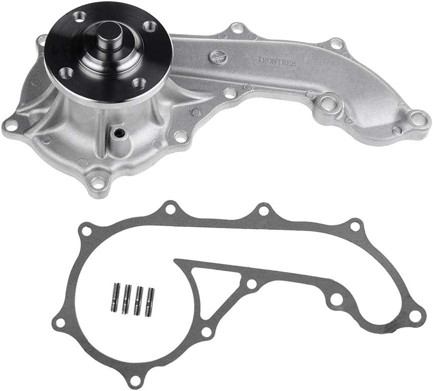 IRONTREE AW9293 Professional Water Pump Kit with Gasket for Toyota 4Runner Tacoma T100, 2.4L 2.7L L4 Engine, OE Replacement