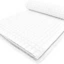 Fecido Classic Kitchen Dish Towels with Hanging Loop - Heavy Duty Absorbent Dish Clothes - European Made 100% Cotton Tea Towels - Set of Two, White