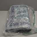 Collive Boho Kitchen Mats for Floor 2 Piece, Cushioned Anti Fatigue Kitchen Floor Mat Non-Skid Waterproof Under Sink Rug, Teal/Multi Comfort Standing Desk Rugs for Office, 17.3"x29"+17.3"x47"