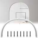 2 Pcs Rounded Doorway Arch Kit 8" DIY Interior Doorway Precurved Drywall Full Half Circle Top Round Arch Kit 10 3/4 in for Livingroom