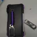 BLAVOR Solar Power Bank 20000mAh Built-in Cables, Wireless Charger for Apple Watch, 20W Fast Charging Battery Pack with USB C, Flashlight, Solar Charger for iPhone, iPad, iWatch, Samsung (Purple)