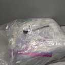 Shoe Rack Organizer, 32 Pair Shoe Storage Cabinet with Door Expandable Plastic Shoe Shelves for Closet,Entryway,Hallway,Bedroom (Transparent Door-white)