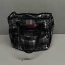 MIYCOO Lunch Bag Lunch Box Women - Leakproof Insulated Lunch Cooler Bag for Women - Large Lunch Tote Bags Adults, Checkered Black and White (18L)
