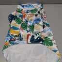 Dog Shirt, Hawaiian Summer Colorful Printed Pet Clothing Breathable and Cool Beach Style Big Dog Boy and Girl Shirt (2X-Large, Green)