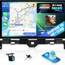 4G+128G Android Car Stereo Radio for Honda Accord 2008 2009 2010 2011 2012 2013 10.1 Inch incell Touch Screen with WiFi Bluetooth Carplay Android Auto GPS Navigation Backup Camera SWC FM RDS MIC