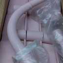 3 Tier Rolling Utility Cart Rolling Storage Cart with Wheels Mobile Utility Cart Craft Cart Trolley Storage Organizer Shelves with Handles fro Kitchen Bathroom Office(Pink)