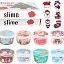 Christmas 12 Pack Butter Slime, Xmas Toys Kit, Classroom Party Favors for Kids 8-12, Party Favors for Classroom Birthday, Christmas Stocking Stuffers