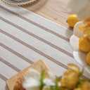 Caflife Boho Table Runner 90 Inchs Long Taupe and Beige, Cotton and Linen Woven with Tassels, for Modern Rustic Farmhouse Neutral Table Runners, Bohemian Kitchen Dining Table Home Decor
