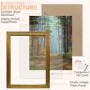 KTKDE 20x30 Picture Frame Set of 2, Ornate Vintage Poster Frames - 20 x 30 Antique Photo Frame for Rustic Gold frame Wall Decor Display Retro Home Decor best gift