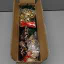 SVNVIOZ 2FT Small Tabletop Christmas Tree with Lights, Mini Artificial Christmas Tree with Bronze Gold Ornaments, Xmas Tabletop Christmas Tree for Holiday Home Decoration