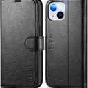 TUCCH Wallet Case for iPhone 13 5G 6.1-inch, [TPU Shockproof Inner Shell], PU Leather [RFID Blocking] Card Holder Magnetic Stand Protective Cover Compatible with iPhone 13 6.1" 2021, Textured Black