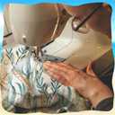 Chumia 80 Pcs 10 x 10 Inch Summer Ocean Fabric in 20 Styles Vintage Beach Quilting Fabric Square Seashell Starfish Coral Precut Cloth Retro Ocean Quilting Strips for Summer Sewing DIY Craft Decor