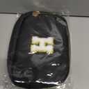 Father's Day Gift: Personalized Crossbody Bag - Initial White H, Black