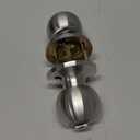 BESTTEN Keyed Entry Door Knob with Lock, Interior and Exterior Door Lock, Standard Ball, Satin Nickel