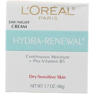 L’Oreal ParisDermo-Expertise Hydra-Renewal Continuous Moisture Cream Dry/Sensitive Skin 1.70 oz (Pack of 5)