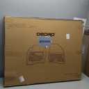 OEDRO Cargo Trunk Liner Floor Mat Compatible with 2010-2024 Toyota 4Runner with 3rd Row Seats, Unique Black TPE All-Weather Guard Cargo Mats