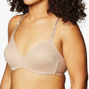 Warner's Women's No Side Effects Underarm-Smoothing Comfort Wireless Lightly Lined T-Shirt Bra 1056 (38C, Toasted Almond)