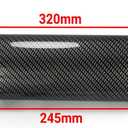 Universal 1.5" Inlet Exhaust Muffler With Removable DB Killer Slip On Dirt Street Bike Motorcycle Scooter - Carbon Fiber Color