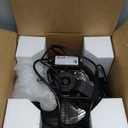 VEVOR Shutter Exhaust Fan, 10'' with Temperature Humidity Controller, EC-motor, 820 CFM, 10-Speed Adjustable Wall Mount Attic Fan, Ventilation and Cooling for Greenhouses, Garages, Sheds, ETL Listed