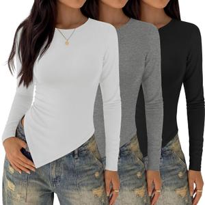 Oakgarden 3 Pack Womens Asymmetrical Tops (M)