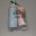 CAROTE Insulated Stainless Steel Water Bottle 2 Pack, Cute Water Bottle with Handle, Dual Drink Spout with BPA-Free Straw, Great for School, Sports and Travel (16 Oz Pink & 26 Oz Blue)