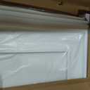Art3d Drop Ceiling Tiles, 24x48in. White (12-Pack), Polyvinyl Chloride (PVC), Glue Down