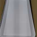 3-Tier Melamine Serving Tray Set, 14"x7" Platters for Serving Food, White Reusable Trays with Black Metal Display Stand for Cupcakes, Sevring Food, Dessert, Fruit, Cookie, Black