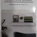 Floating Shelf White Size 24x8.5x3 in