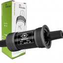 Mimoke Square Tapered Bottom Bracket BSA Innenlager Bearing 68mm x 113mm 116mm 118mm 122.5mm 124mm 126mm (Black)