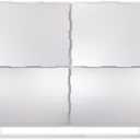 Prova TT8903END02 Waterproofing Shower Offset Pan Kit 48 Inch x 48 Inch for Linear Drain, Shower Waterproofing Kit with Offset Drain Layout for Tile Shower Installation