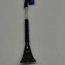 HEEYA Car Scraper with 12.6 Inch Large Brush Head, Extendable Snow Scraper for Windshield Window, Snow Brush and Ice Scraper for SUV Truck Automobile Vehicle - Blue