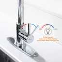 Keer Touchless Faucet with Pull-Down Sprayer, Polished Chrome, Hands-Free, 3 Modes, Single Handle, Easy Assembly