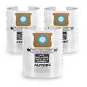3 Pack Shop Vac 5-8 Gallon Filter Bags, ALYYDBG Type E - 90661 906-61 9066100 9066133; Type H 90671 9067-1 9067100 9067133 Vacuum Cleaner Filter Bags